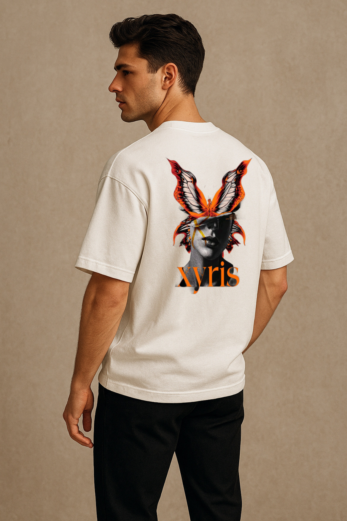 Stylish Xyris Design Oversized T-shirt - Image 3