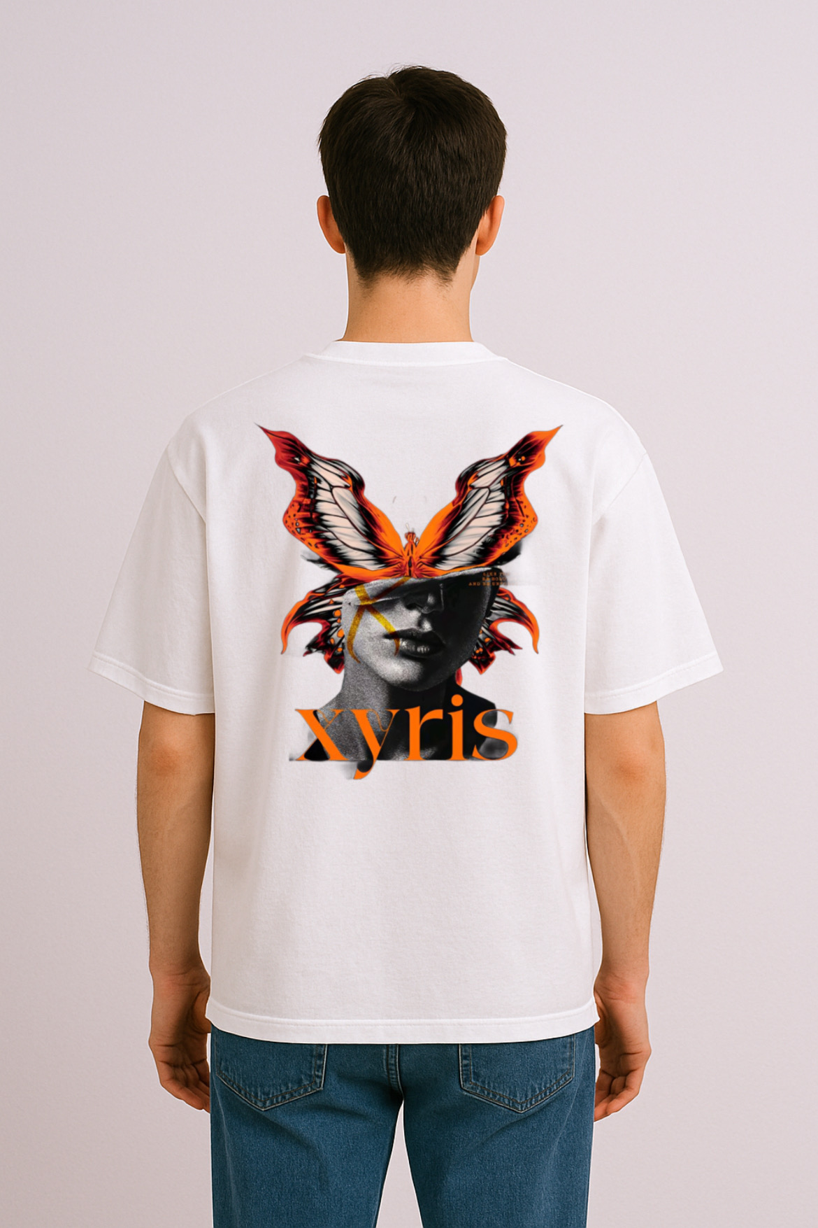Stylish Xyris Design Oversized T-shirt - Image 4