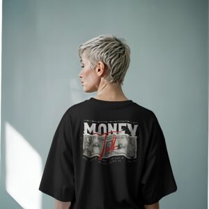 Classy Money Design Oversized T-shirt
