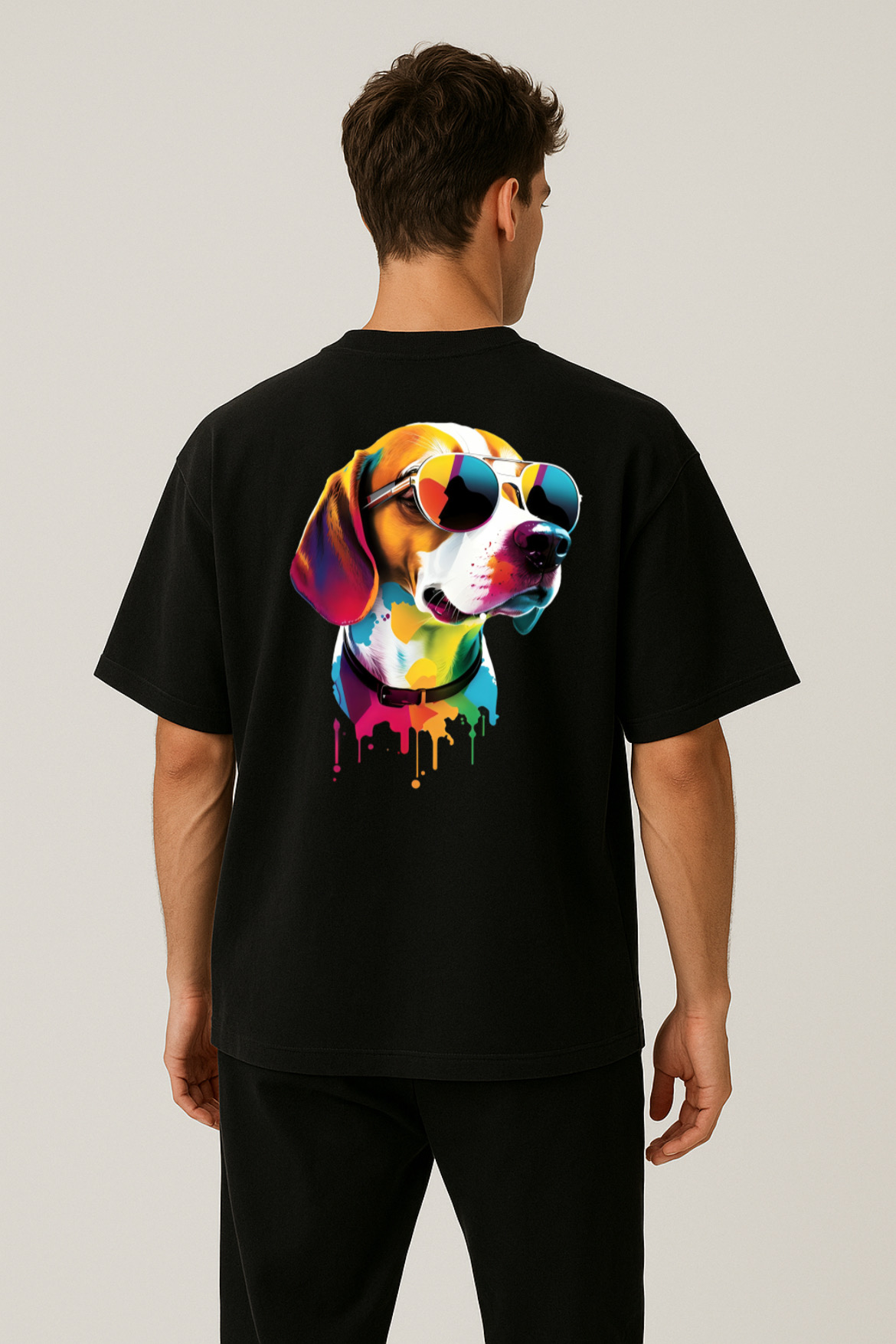 Dog Inspired Design Oversized T-shirt