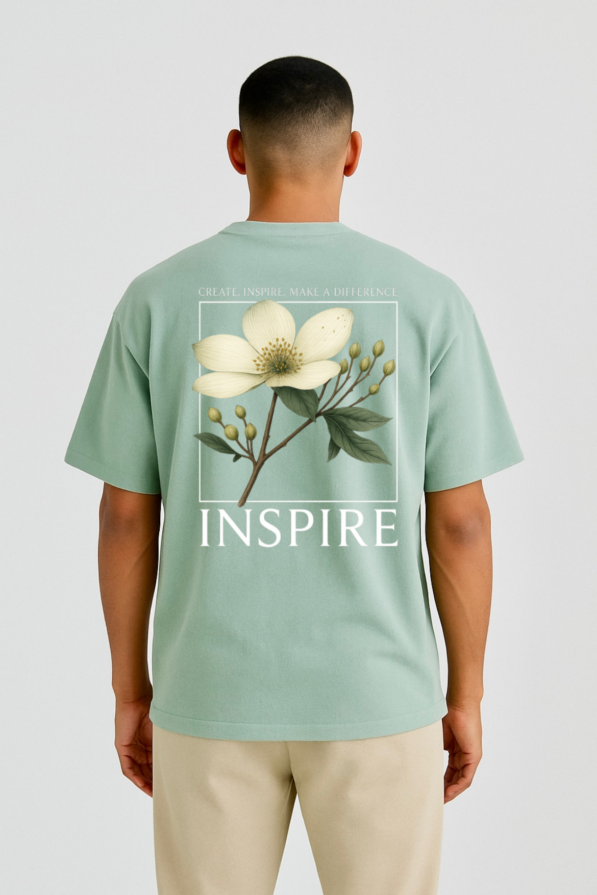 Beautiful Inspire Design Oversized T-shirt - Image 8