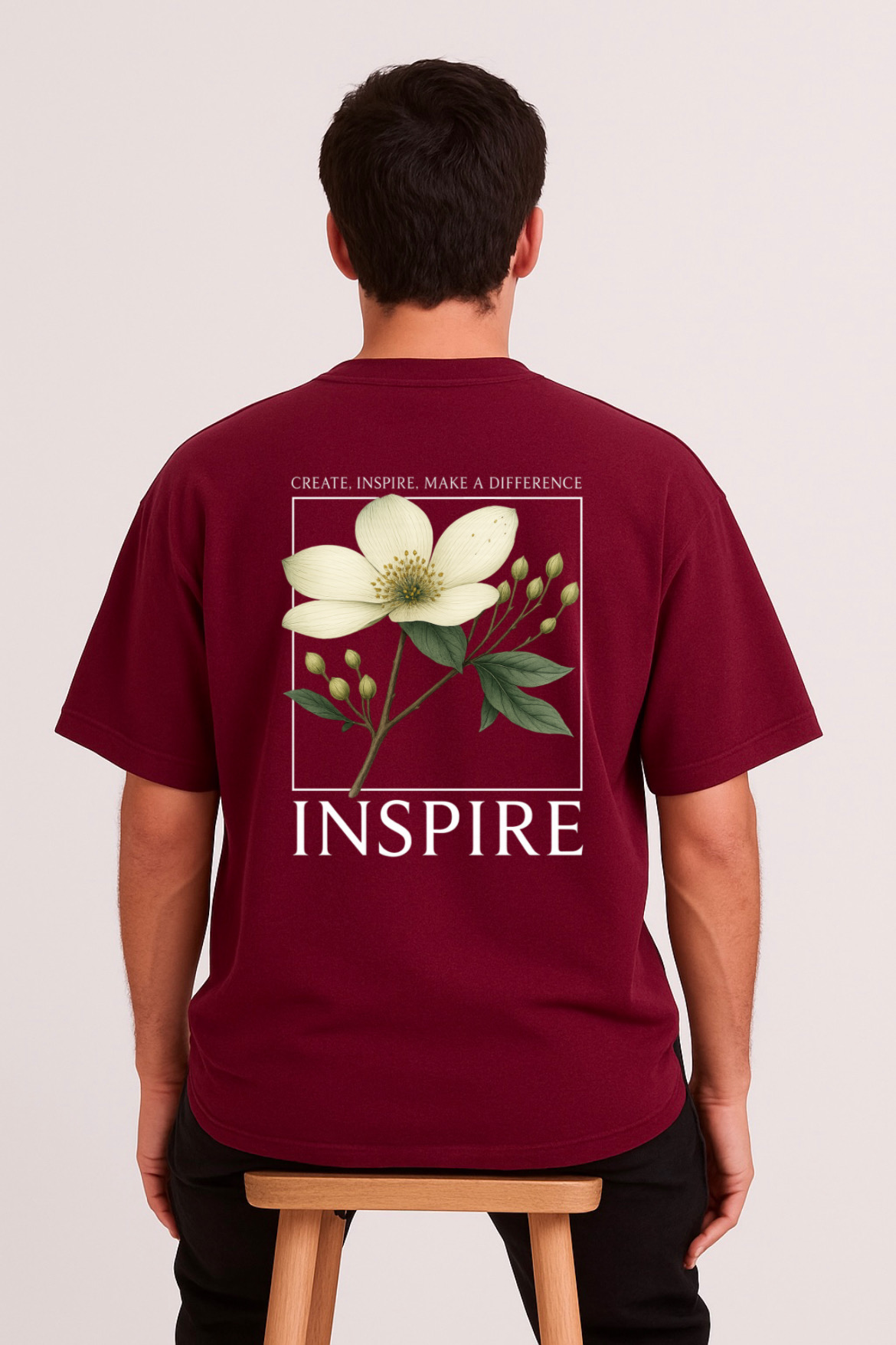 Beautiful Inspire Design Oversized T-shirt - Image 20