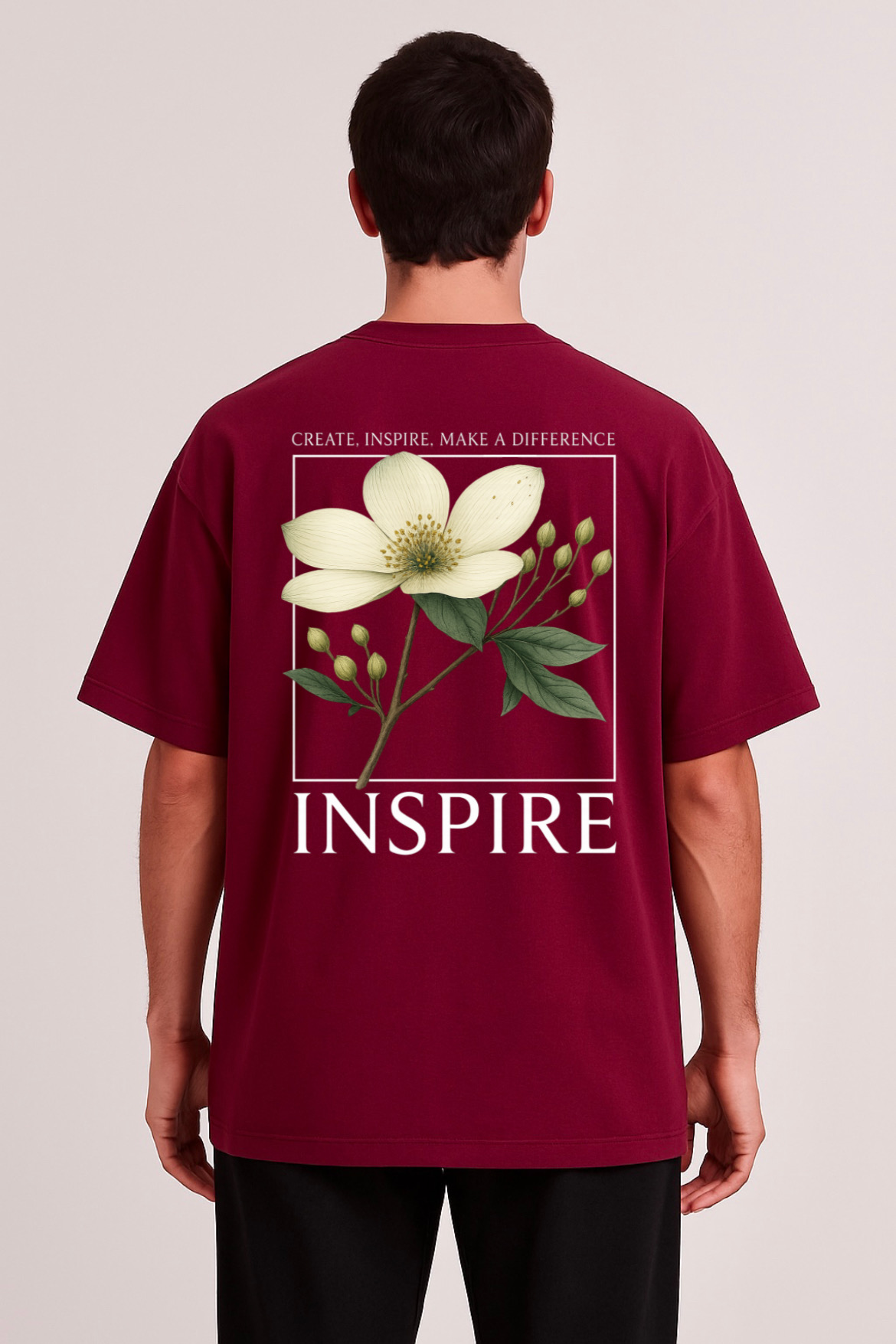 Beautiful Inspire Design Oversized T-shirt - Image 18