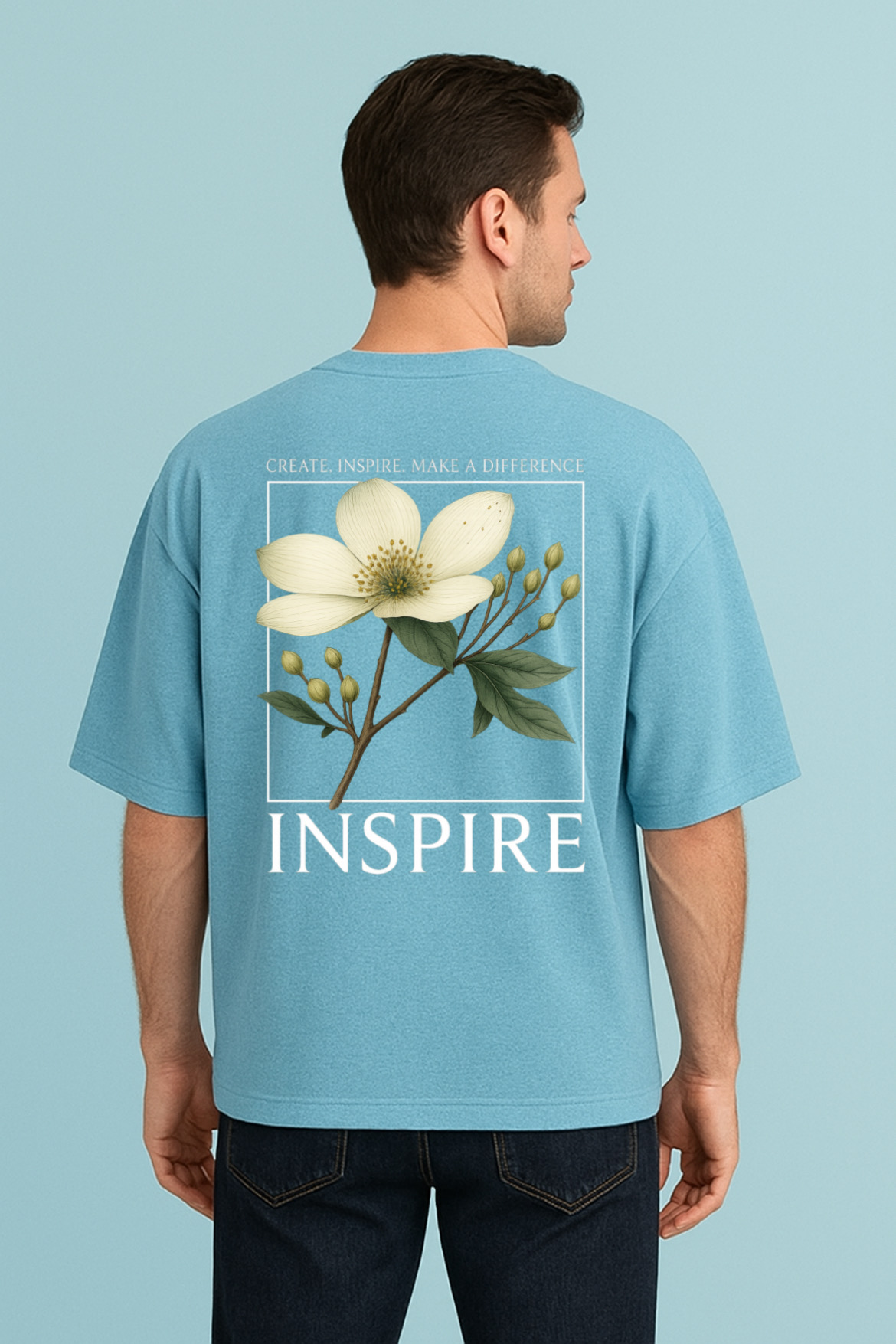 Beautiful Inspire Design Oversized T-shirt - Image 16