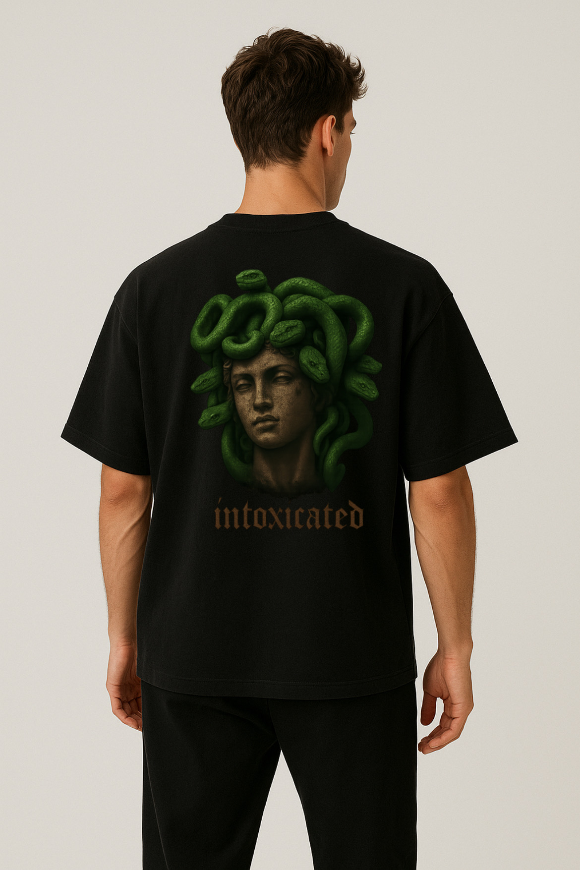 Mythological Medusa Design Oversized T-shirt - Image 10