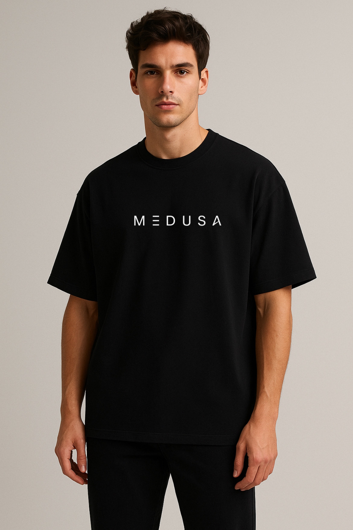 Mythological Medusa Design Oversized T-shirt - Image 13