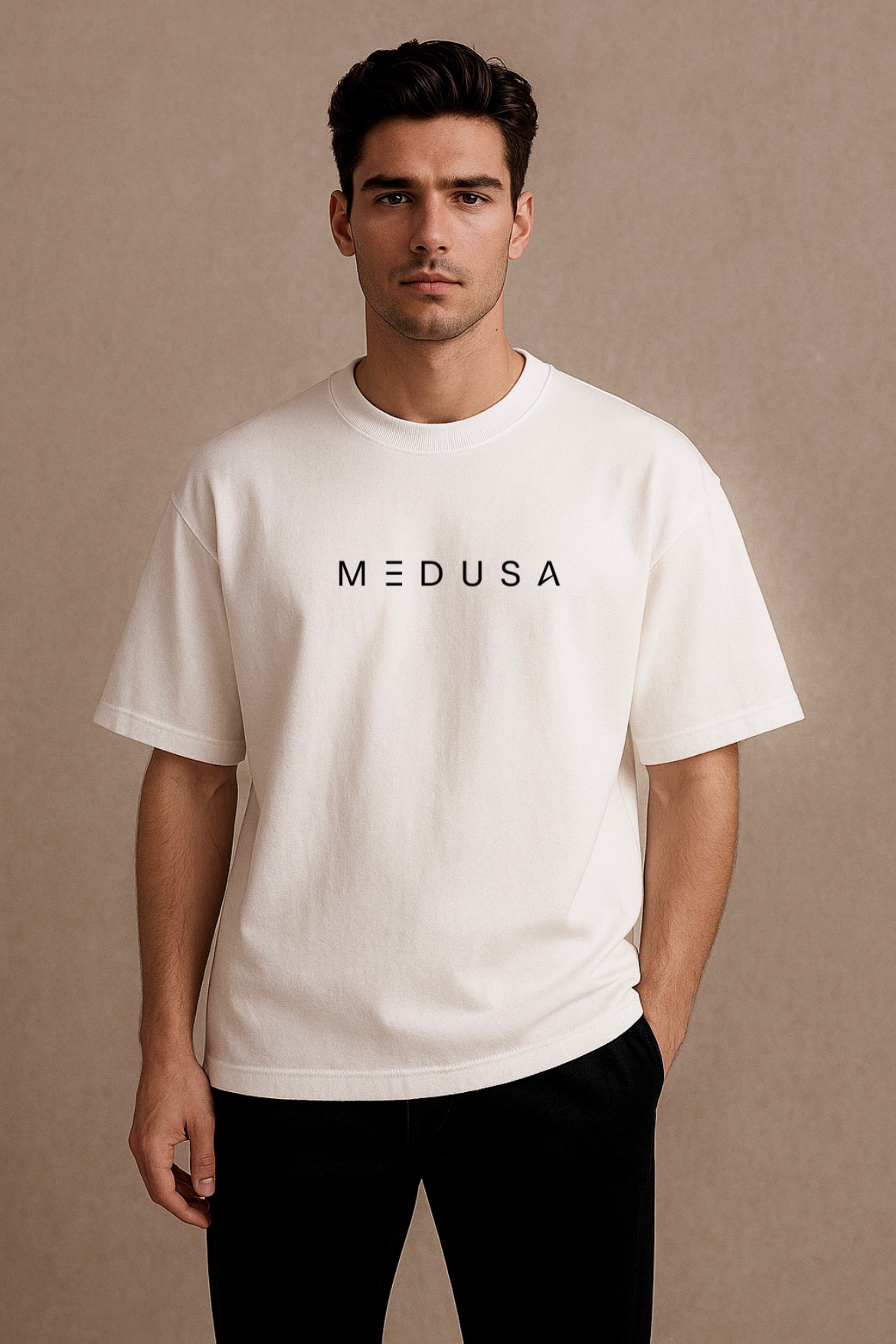 Mythological Medusa Design Oversized T-shirt - Image 9