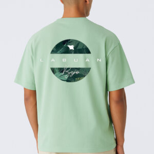 Labuan Bajo Graphic Design Oversized T-shirt