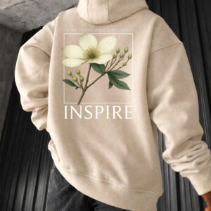 Flora Inspired Design Oversized Hoodie