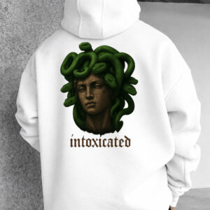 Medusa Designed Oversized Hoodie