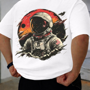 Astronaut and Moon Designed Oversized Articles