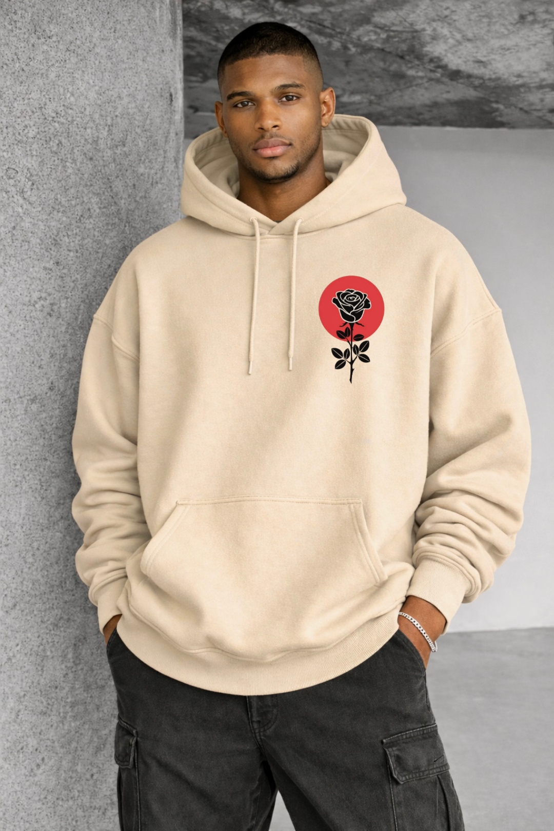 Aesthetic Woman Designed Oversized Hoodie - Image 11