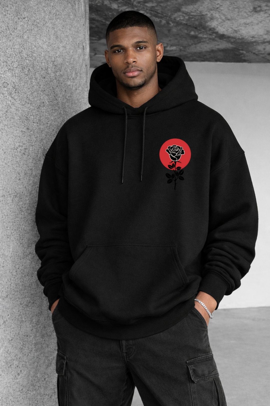 Aesthetic Woman Designed Oversized Hoodie - Image 7