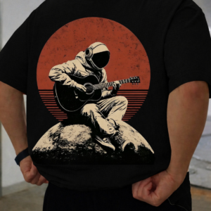 Musical Astronaut Designed Oversized Articles