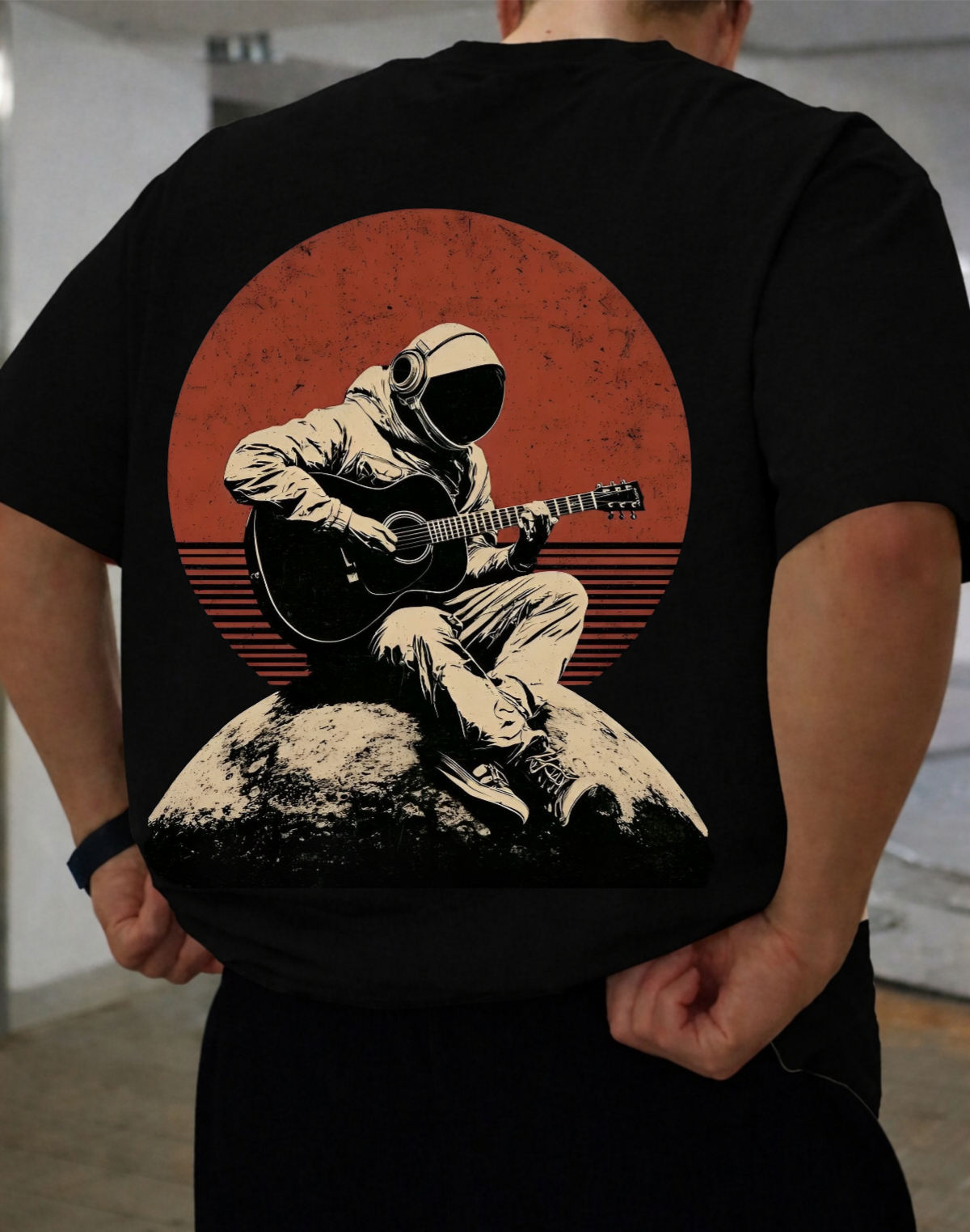 Musical Astronaut Designed Oversized Articles
