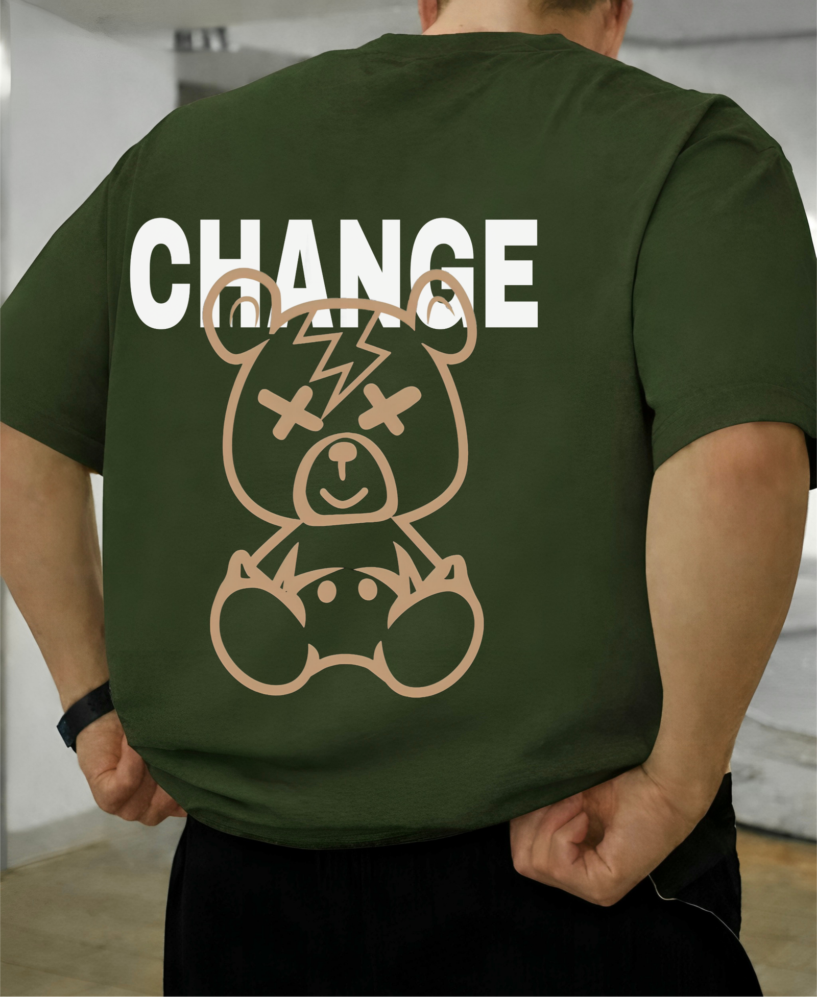 Bear Change Designed Oversized Oversized Articles - Image 6