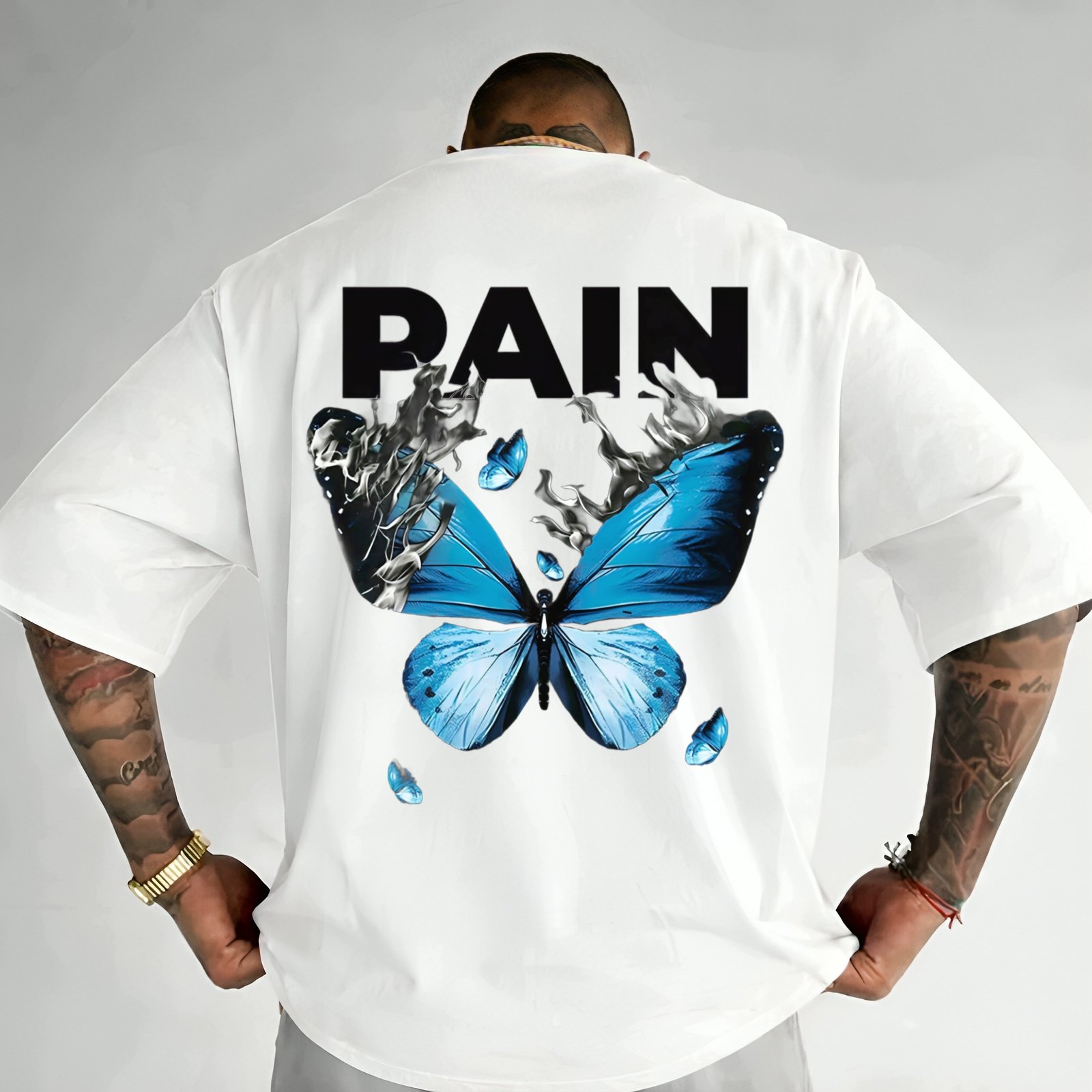 Beautiful Blue Butterfly Designed Oversized Articles