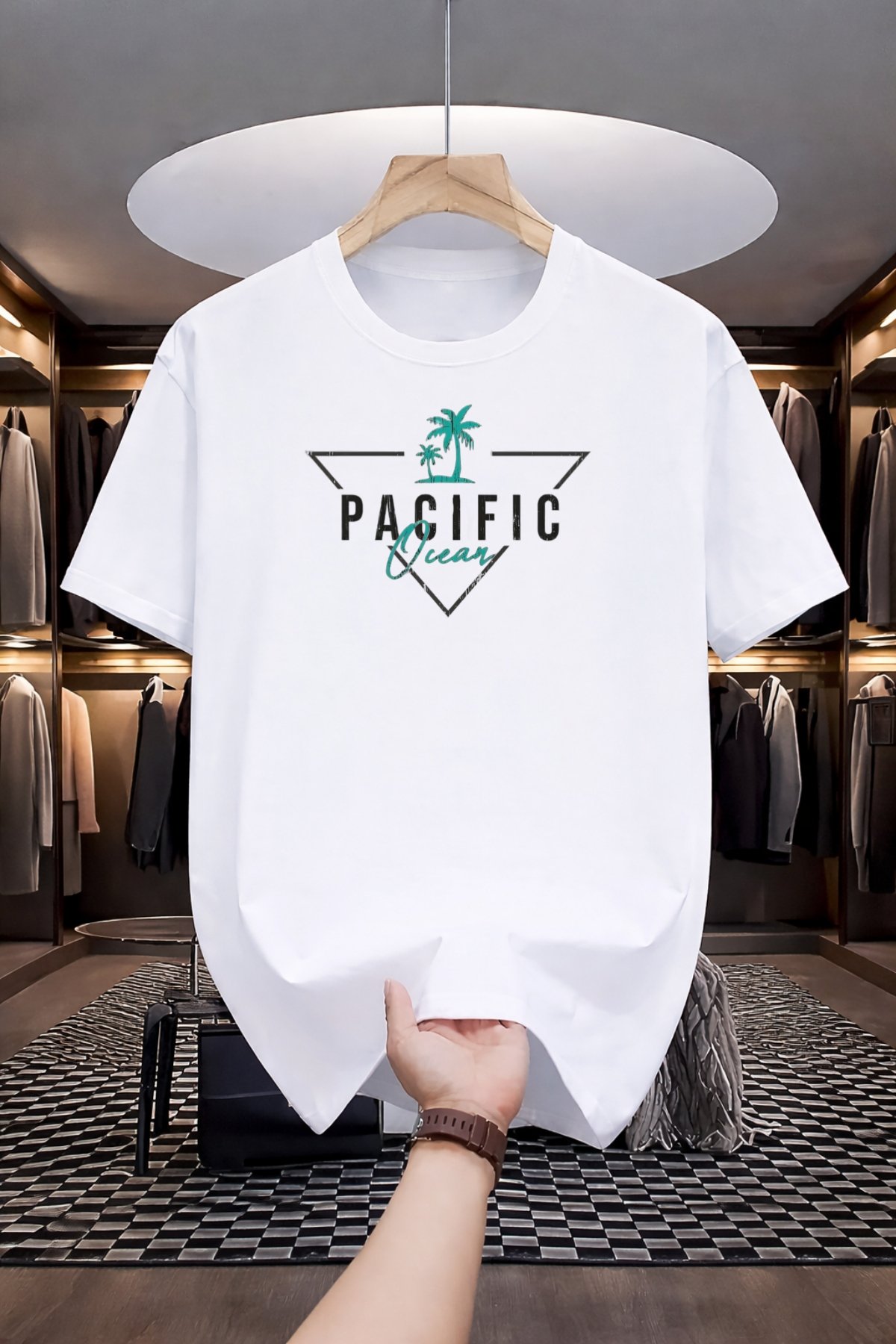 Pacific Beach Graphic Designed Oversized Articles